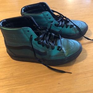 Harry Potter x Vans Sk8-Hi Sneakers Slytherin Green Women’s size 8, Men’s 6.5
